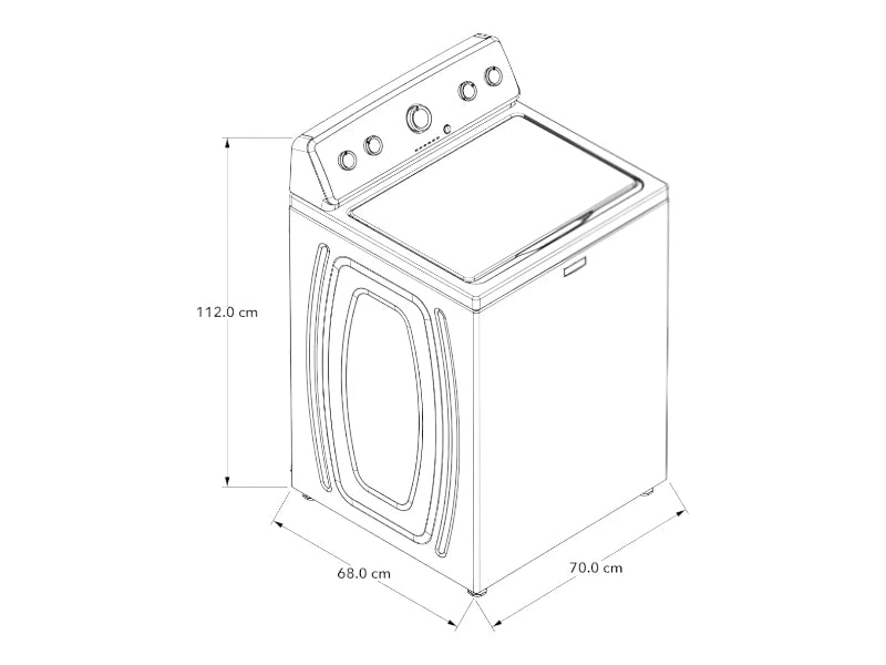 Lavadora Maytag WC465JW 20Kg