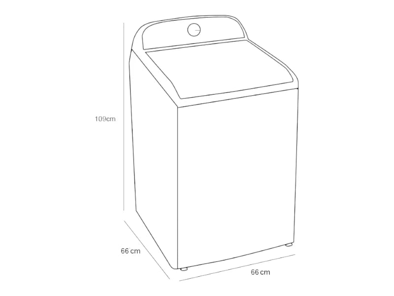 Lavadora Whirlpool MWTW2224WJM 22Kg