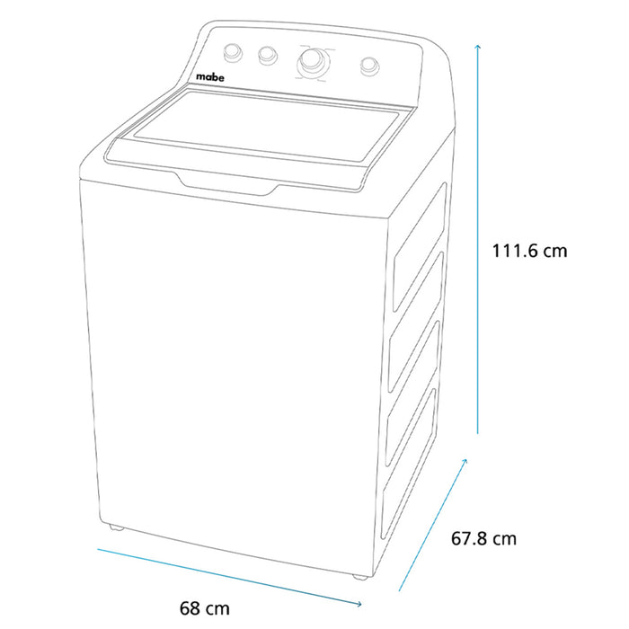 Lavadora Mabe LMA72215WBAB1 22KG