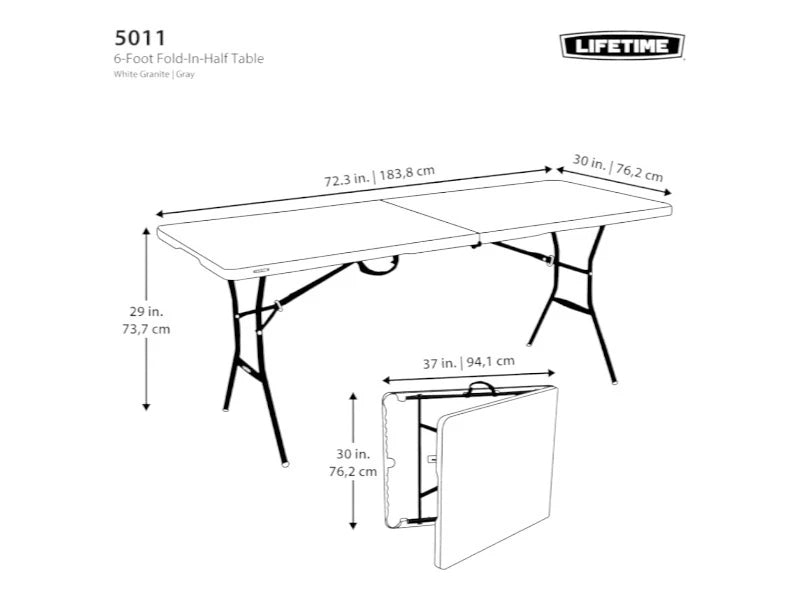 Mesa Plegable Lifetime 5011