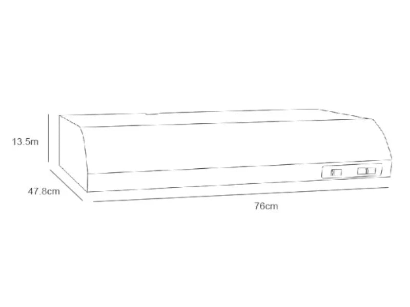 Campana Whirlpool WH7610D 76cm