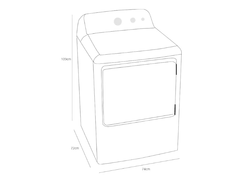 Secadora Maytag 7MMEDC300DW 16Kg Electrica