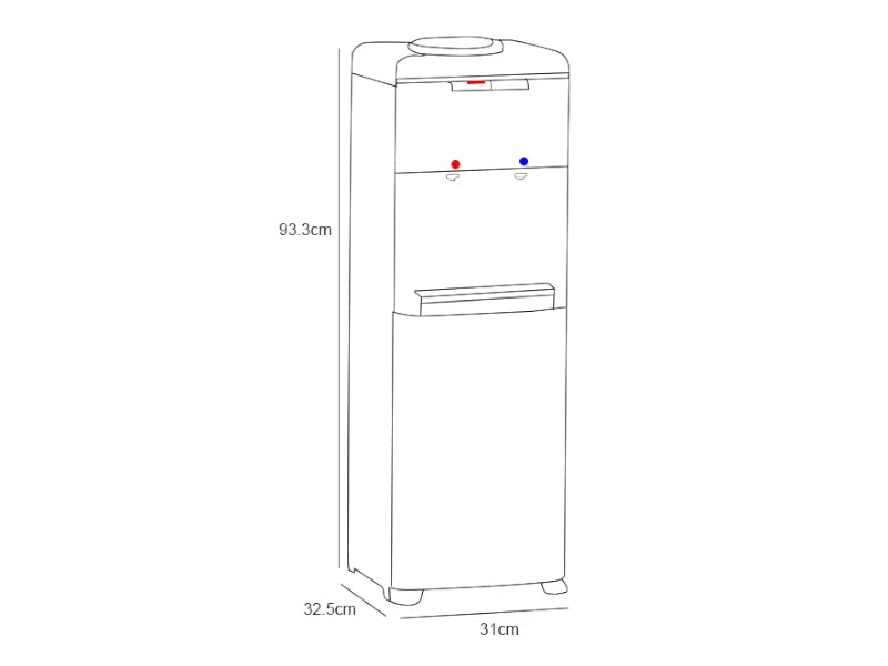 Despachador de agua Mabe EMDPCCB1