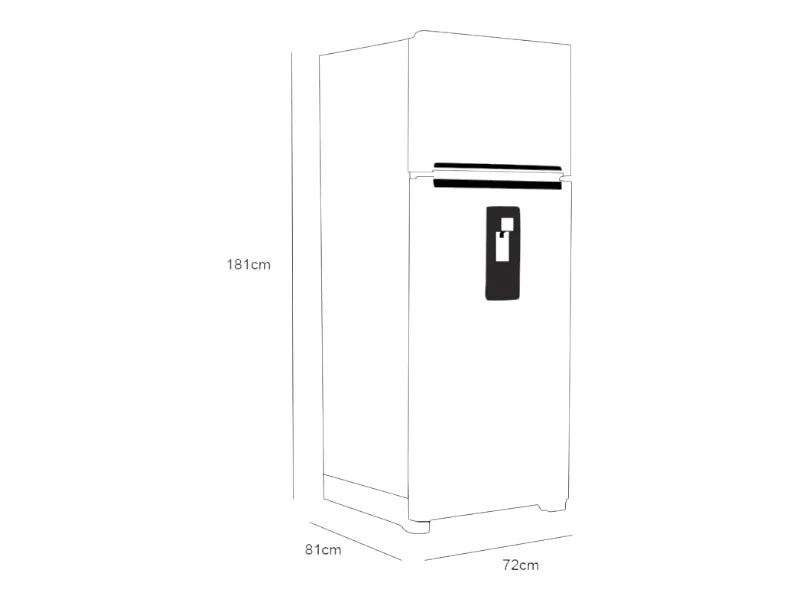 Refrigerador Whirlpool WT1870A 18p³