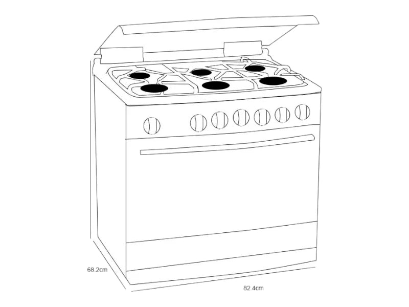 Estufa de Empotre Mabe MA0C80500CI1 30"