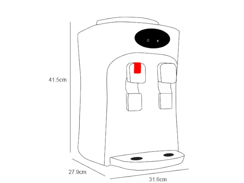 Despachador de agua Mabe EMM2PN