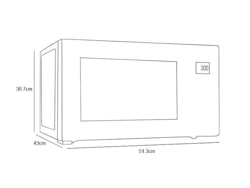 Microondas Mabe HMM111SEJ 1.1p³