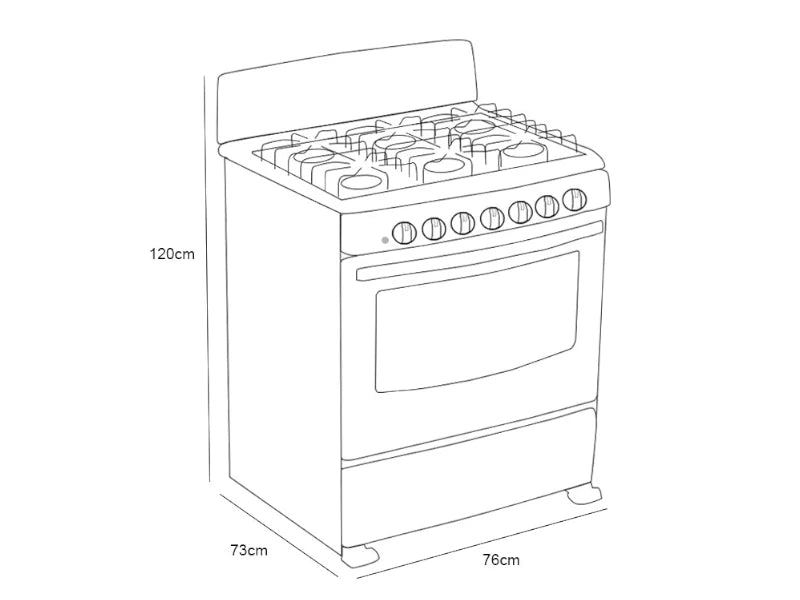 Estufa GE JCBS631SFSS 30" 220v eléctrica