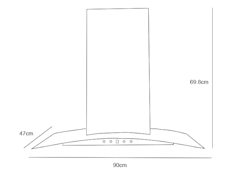 Campana Mabe CM9013P0I 90cm