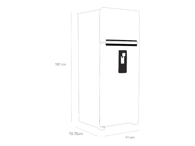 Refrigerador Whirlpool WT1433K 14p³