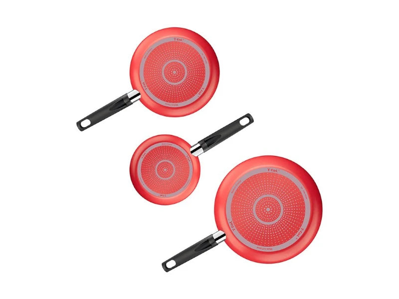 Juego de sartenes T-Fal Simply Cook Rojo