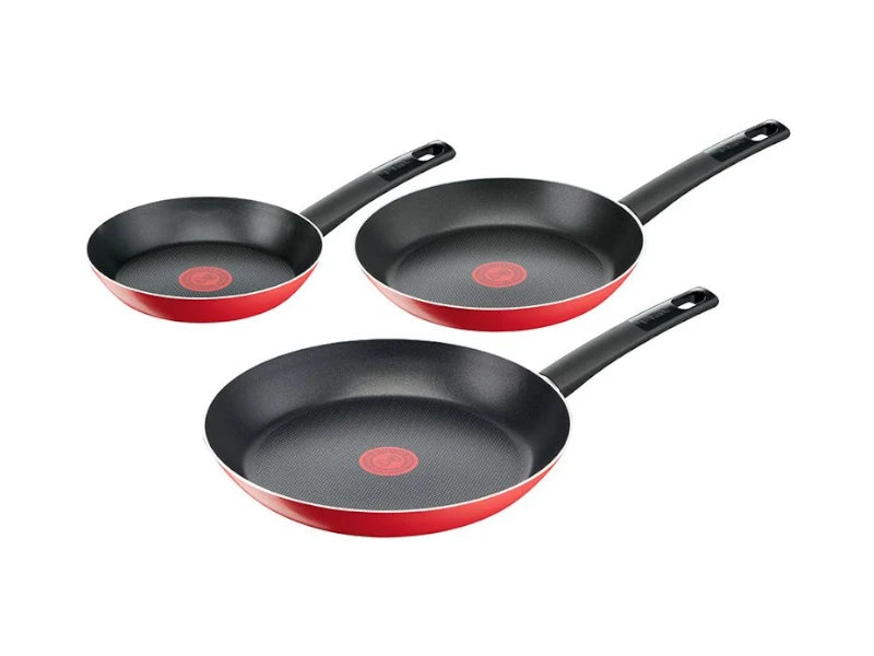 Juego de sartenes T-Fal Simply Cook Rojo