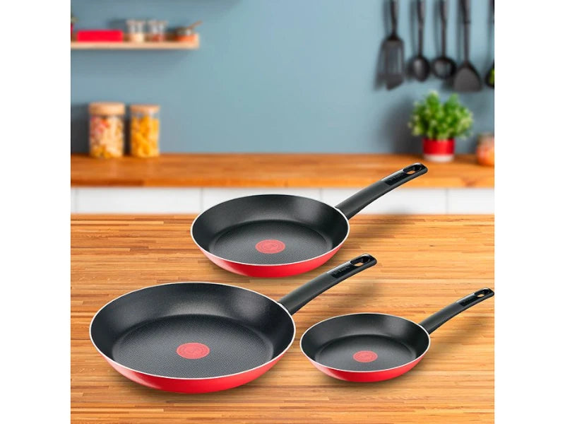 Juego de sartenes T-Fal Simply Cook Rojo