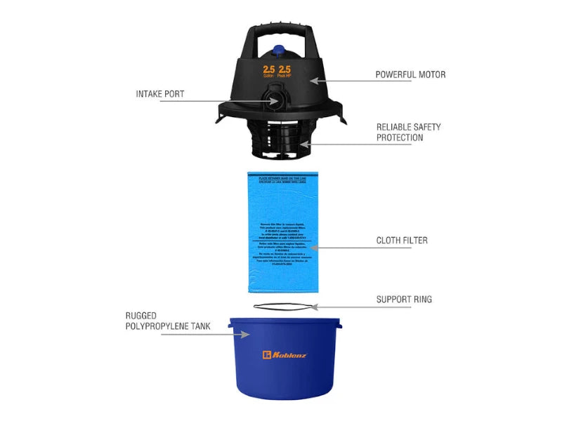 Aspiradora Koblenz WD-2.5 MA