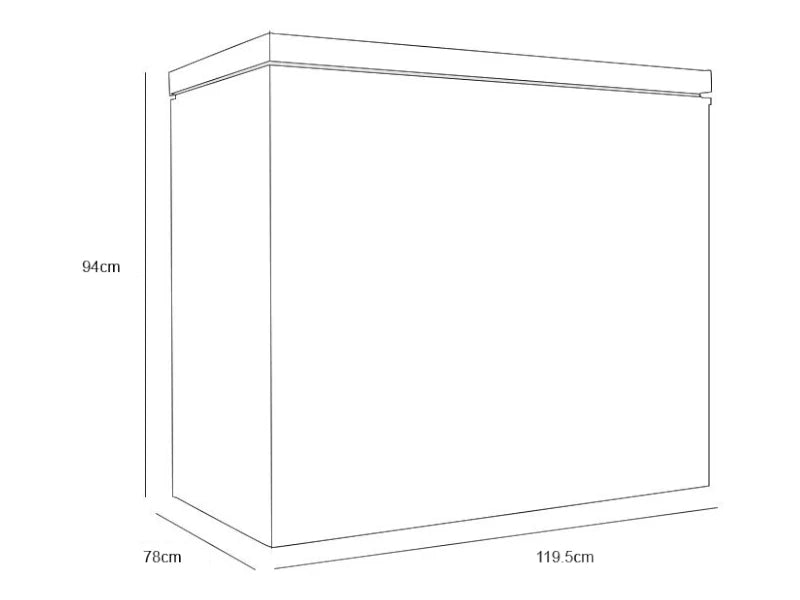 Congelador Whirlpool WHB42EBTWJ 15p³