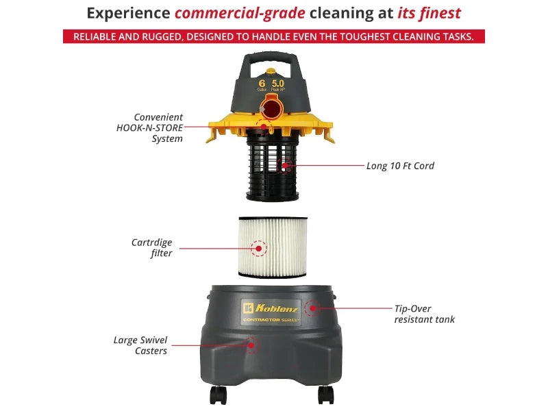 Aspiradora Koblenz WD-6 C212