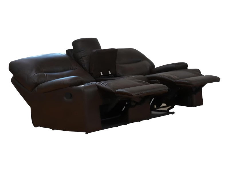 Love Seat Reclinable Duncan Café