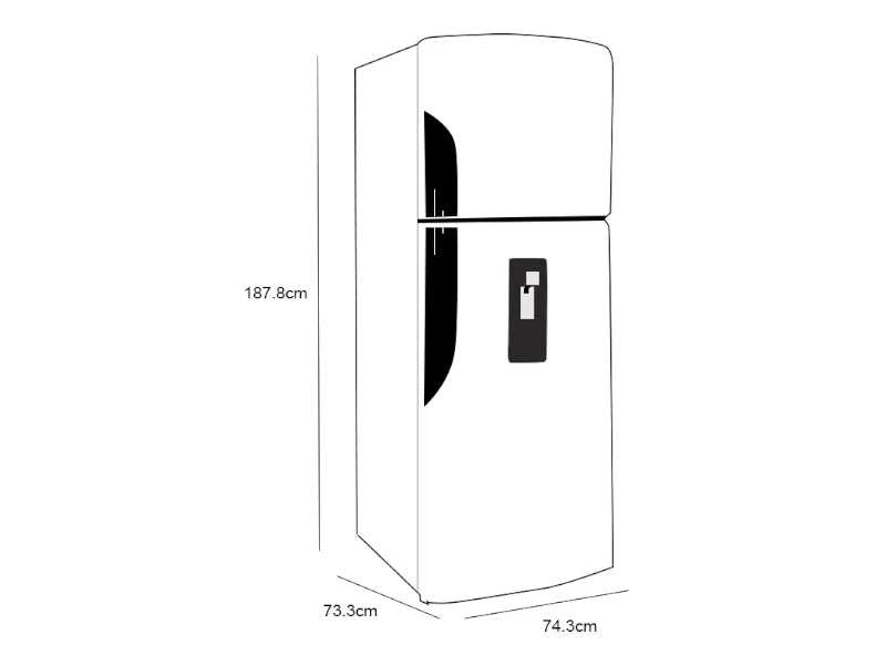 Refrigerador Mabe RMS510IAMRM0 19p³