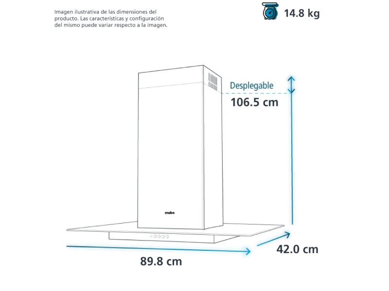 Campana Mabe CMID90SSX0 90cm