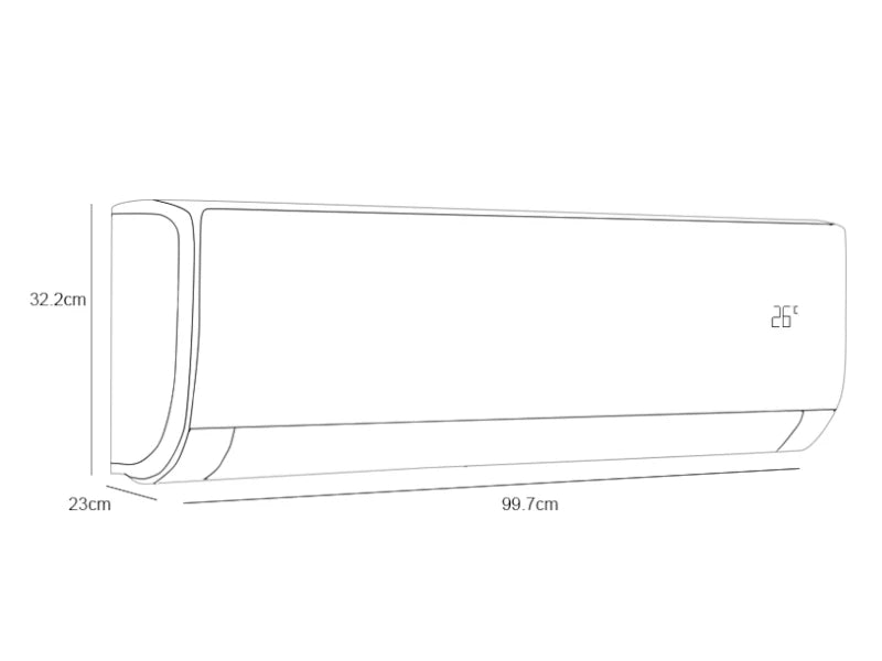 Split Mabe T-18HDBWCA32B 1.5Ton 220v F/C
