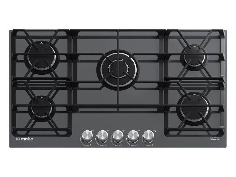 Parrilla IoMabe PIO95KMNR0 90cm Vidrio Negro