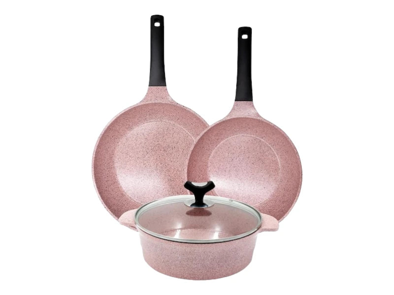 Juego de sartenes Queen Sense Marmol Basic
