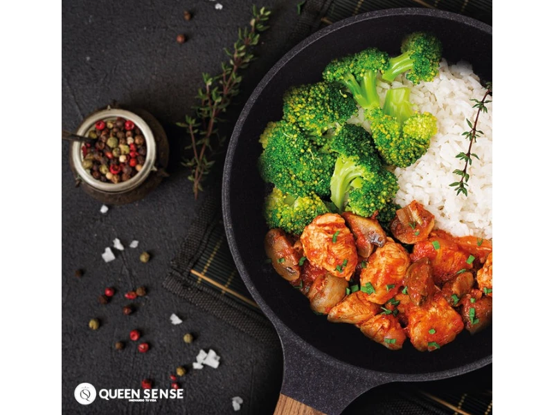 Juego de sartenes Queen Sense Marmol Premium