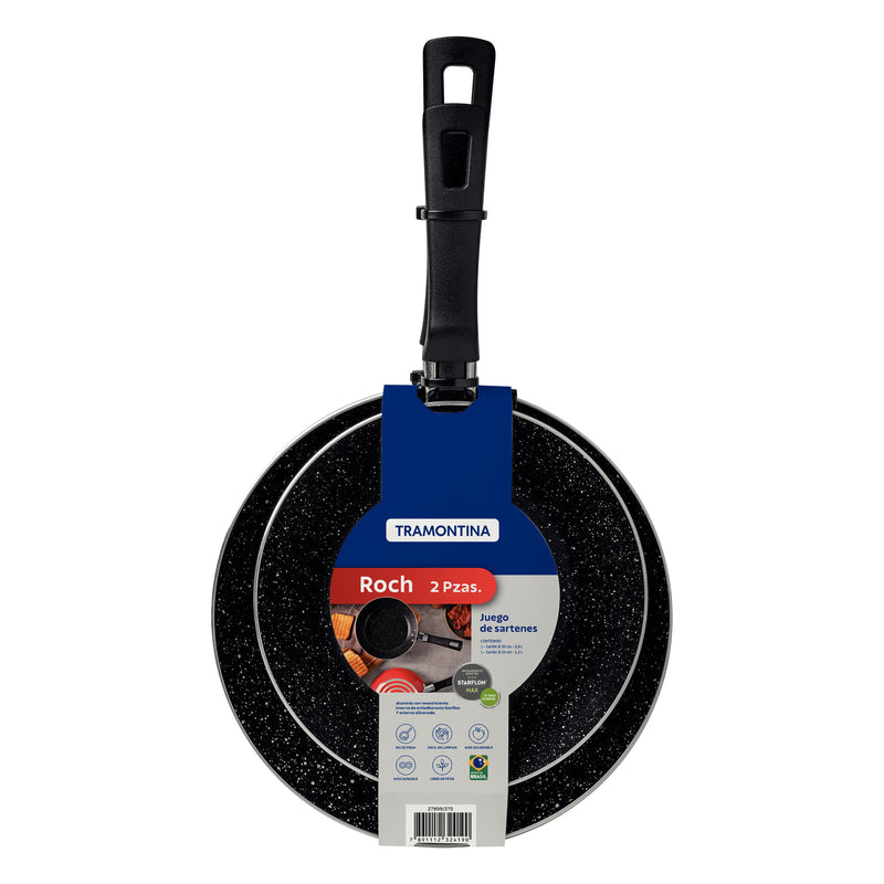 Juego de sartenes Tramontina Roch 20/24 cm Rojo