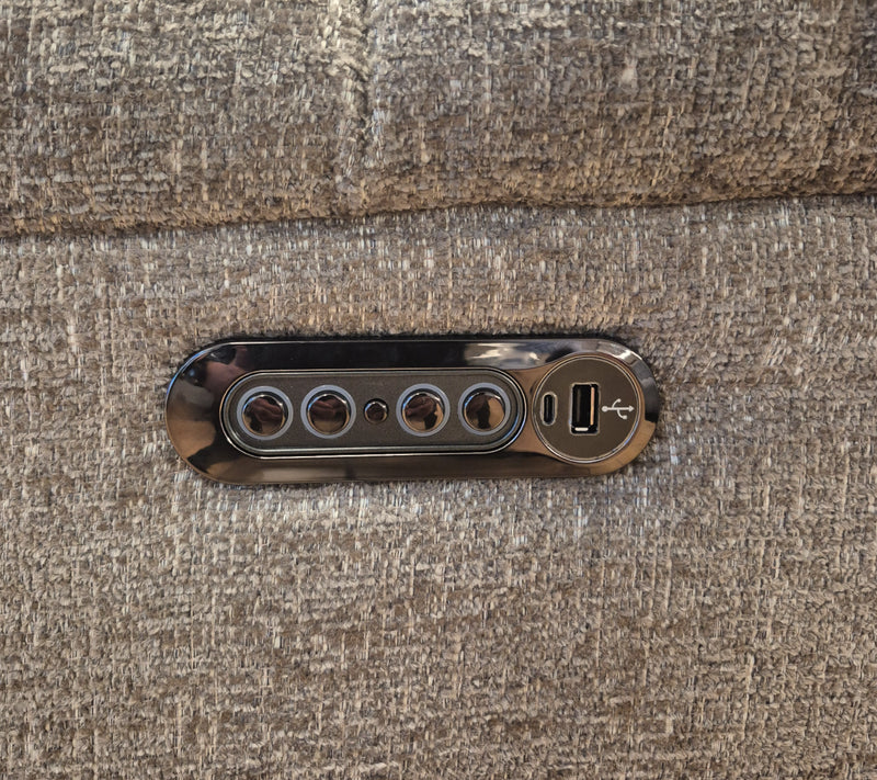 Sillón Reclinable Henry Café Eléctrico