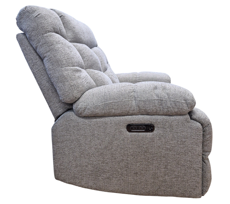Sillón Reclinable Henry Gris Eléctrico