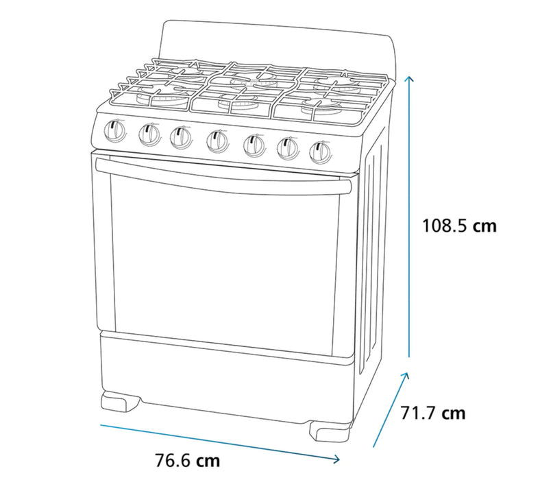 Estufa Iem EI3032BAPN1 30"