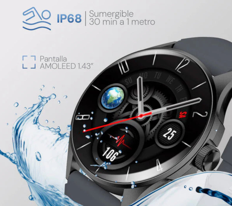Smartwatch STF Kronos Oblivion AMOLED IP68