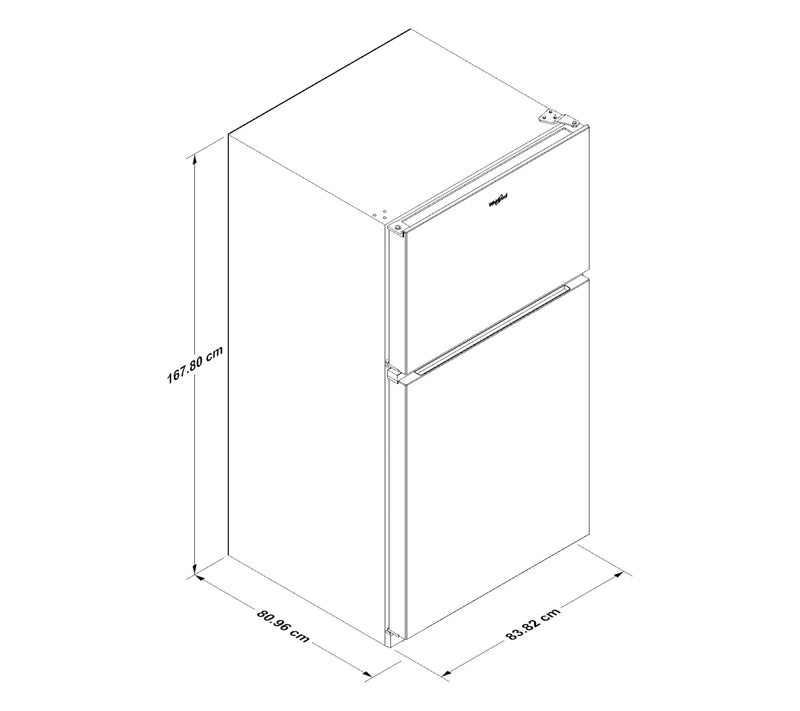 Refrigerador Whirlpool WT2155S 21p³