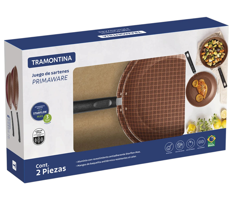 Juego de sartenes Tramontina Primaware 20/24 cm Rojo