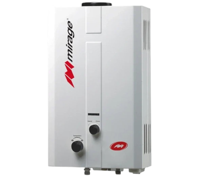 Boiler Mirage Flux MBF06ED 6lts 1Serv Gas Lp Blanco