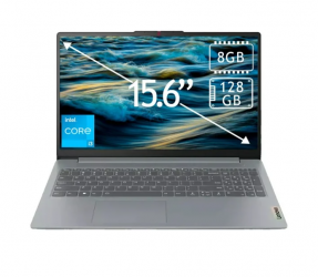 Laptop Lenovo Slim 3 15.6" 1920x1080 Full HD Intel Core i3-N305 8GB 128GB SSD Windows 11 Home