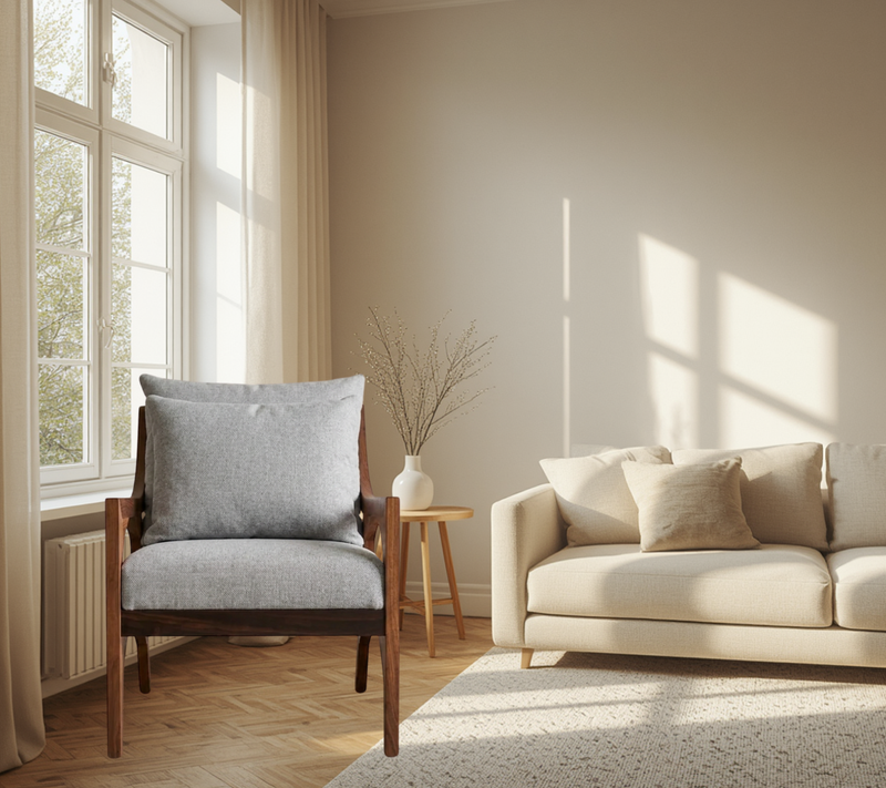 Sillón Cafeito Gris