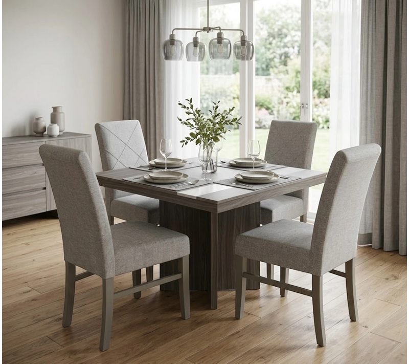 Comedor Foster Abedul 4 Sillas