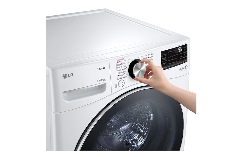 Lavasecadora LG WD22WV26R 22/13Kg