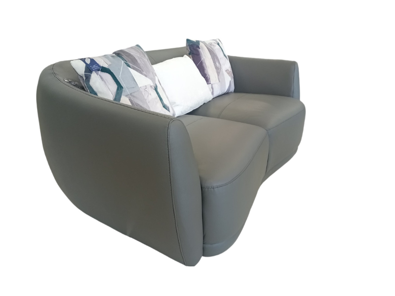 Love Seat  Lauro Piel Gris