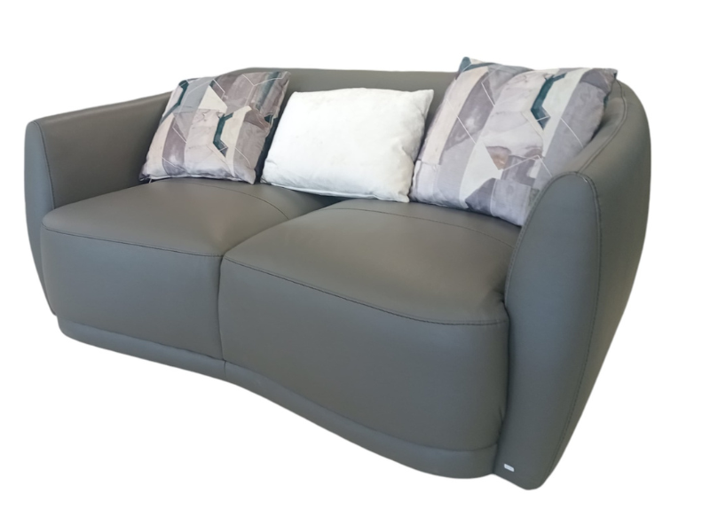 Love Seat  Lauro Piel Gris