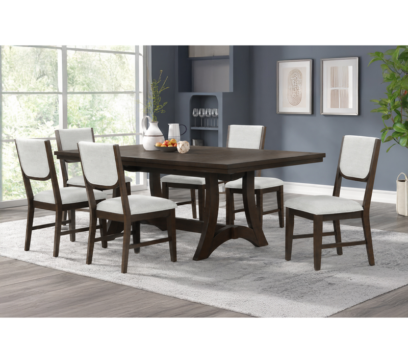 Comedor Darcy 6 Sillas Abatible