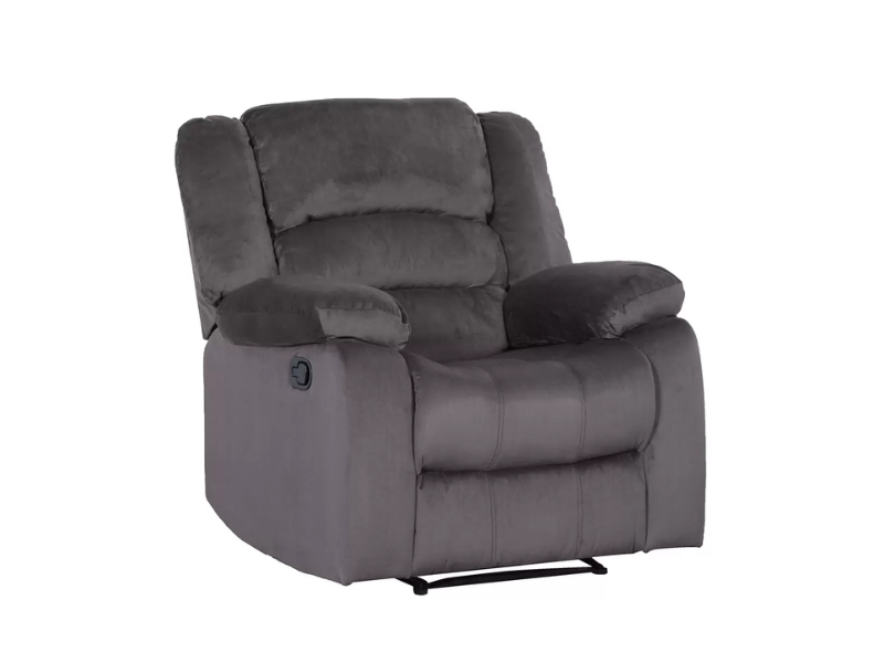 Sillon Reclinable Axel Gris Oscuro