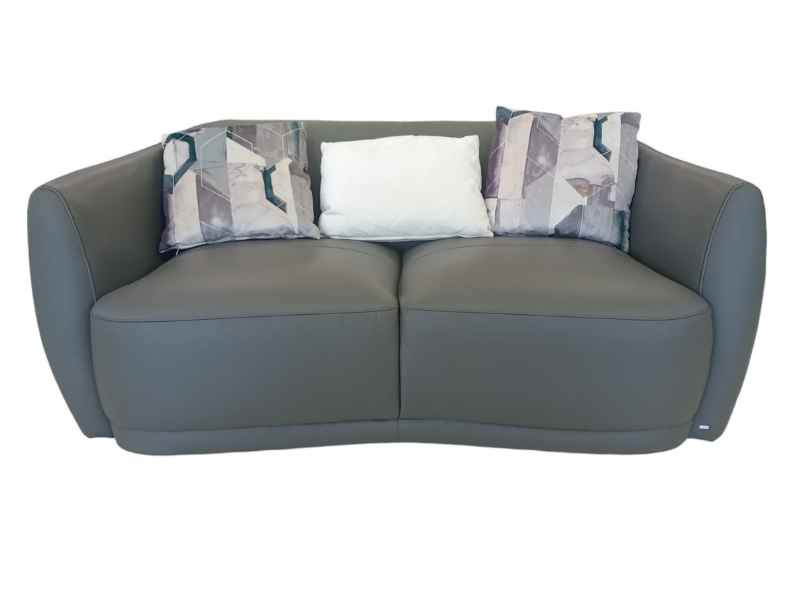 Love Seat  Lauro Piel Gris