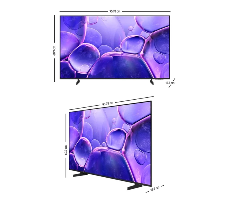Pantalla Samsung UN43U8000F 43P 4K