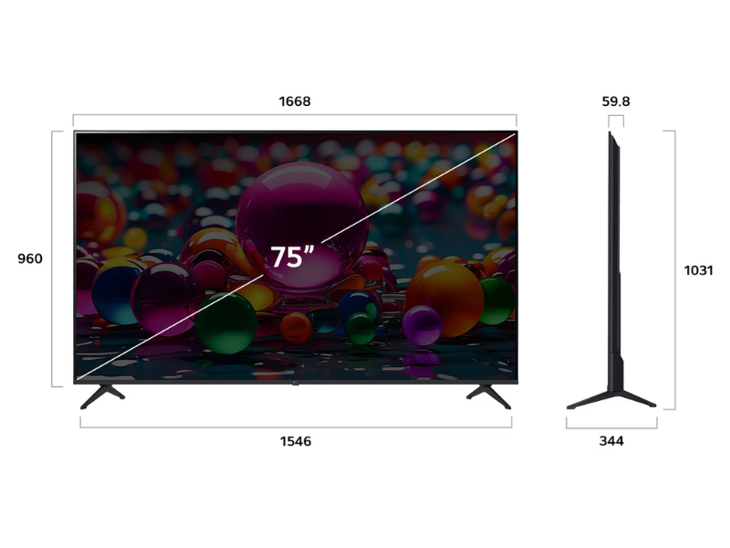 Pantalla Lg 75UA7500PSA 75P SMARTV 4K