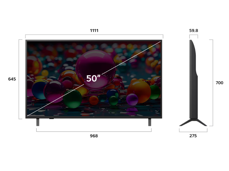 Pantalla Lg 50UA7500PSA 50P Smartv 4K