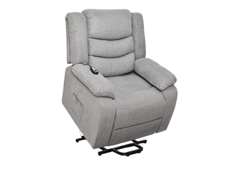 Sillón Reclinable Axel Gris Claro PWR