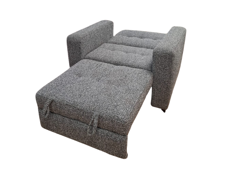 Sofá Cama Noble Gris Individual