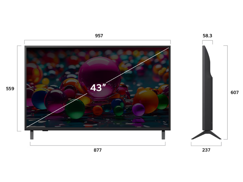 Pantalla Lg 43UA7500PSA 43" Smart Tv